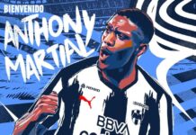 Habe gestern Abend Anthony Martial signiert