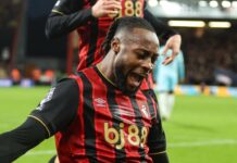 The Guardian berichtet, dass Semenyo sich