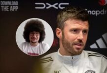 Natürlich wurde Michael Carrick nach dem Manchester-United-Fan gefragt, der sich weigert, sich die Haare zu schneiden