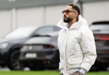 Manchester-United-Spieler-Unterstützer-Stunt!