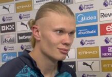 Sky Sports musste Erling Haaland während des Interviews nach dem Arsenal-Sieg zensieren