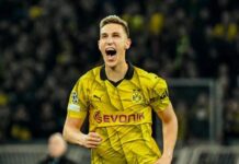 Da kam die Unterschrift, die eine große Zeile auf dem Programm für Real Madrid, Manchester United und Liverpool