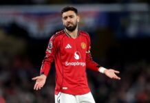 Bereit mit viel Geld, um Kapitän Bruno Fernandes aus Manchester United zu verdrängen