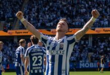 Tobias Heintz, der wie Erik Botheim nicht bei der Weltmeisterschaft sein wird, lieferte eine Vier-Tore-Show