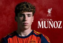 Am Tag nach seiner Unterzeichnung bei Liverpool verletzt sich das Supertalent Victor Munoz bei der WM-