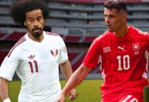Der siegreiche Schädel Granit Xhaka sorgt für eine wirklich schlechte Atmosphäre bei der Weltmeisterschaft
