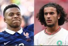 Frankreich gegen Marokko: Die Aufstellungen wurden im ersten WM-Viertelfinale am