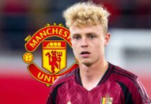Manchester United jagt den leicht erschreckten belgischen