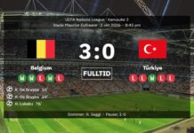 Kevin de Bruyne erzielte sein 200. Karriere-Tor und führte Belgien gegen die Türkei